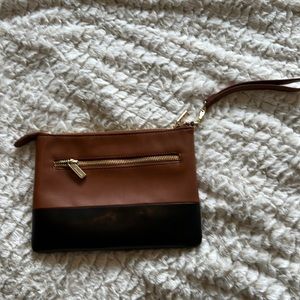 Danier leather wrist bag